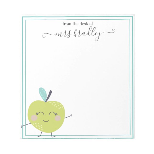 Personalized Name | From The Desk Of Notepad (Front)