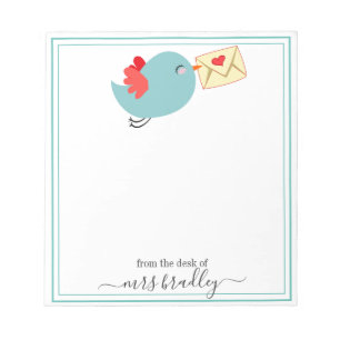 Personalized Name From The Desk Of Notepad