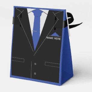 Personalized Name Funny Business Suit Tie Gift Box