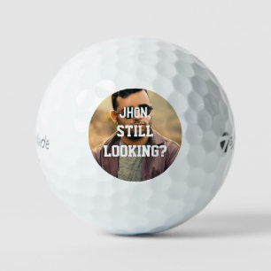 Personalized Name Funny Lost Gold family Work Golf Balls