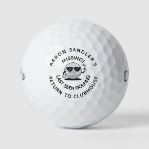 Personalized Name Funny Lost Golf Ball Custom Gift