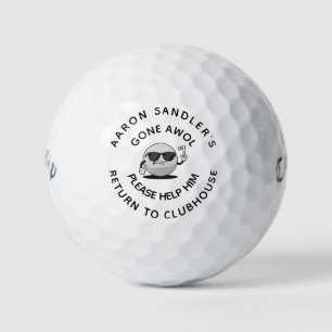 Personalized Name Funny Lost Golf Balls For Golfer