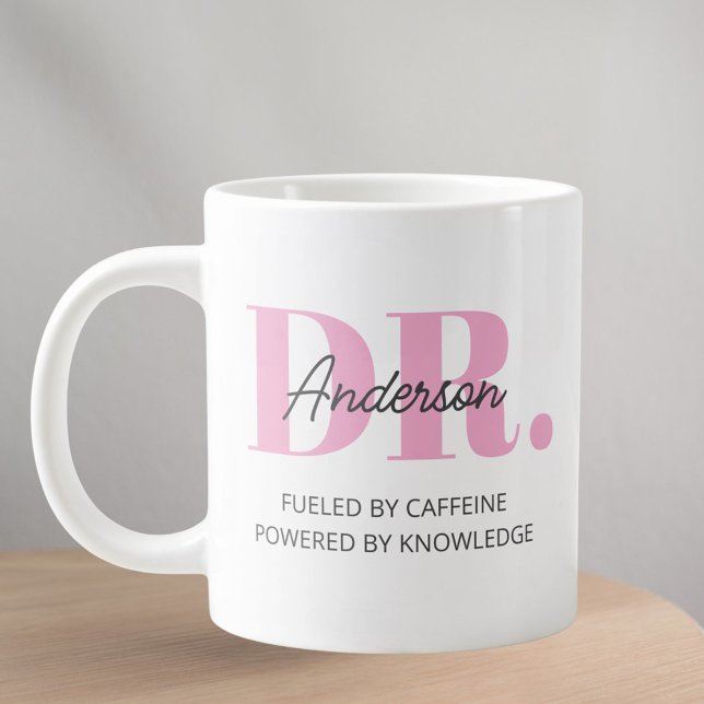 Personalized Name Funny Quote Doctor Graduation Large Coffee Mug (Creator Uploaded)