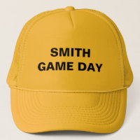 Personalized Name Game Day Yellow