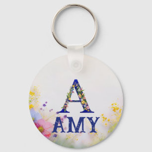Personalized name gift - AMY Keychain