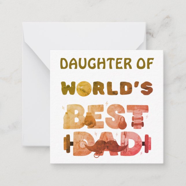 Personalized Name Gift for Son or Daughter Card (Front)