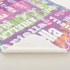 Personalized Name Girls Blanket