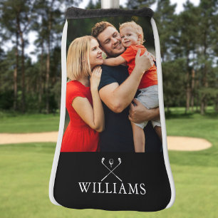 Personalized Name Golf Clubs Photo Head Cover