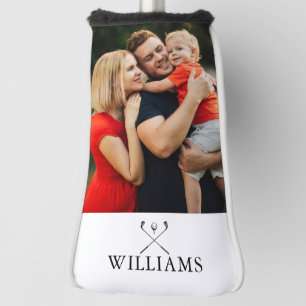 Personalized Name Golf Clubs Photo Head Cover