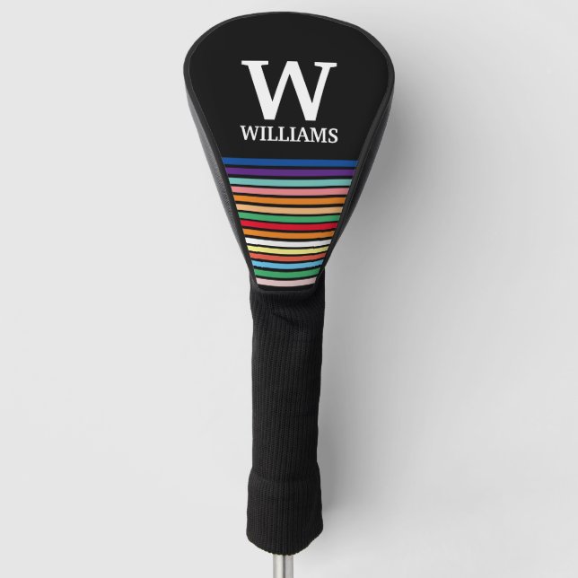  personalized name golf head cover (Front)