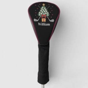 Personalized Name Golf Tree Equipment Christmas  Head Cover