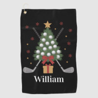 Personalized Name Golf Tree Equipment Christmas