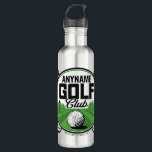 Personalized NAME Golfing Pro Golf Club Player   710 Ml Water Bottle<br><div class="desc">Golfer ADD NAME Pro Golf Player Club design - featuring Golf Putters,  Ball on Green. Customize with your Name or Custom Text!</div>