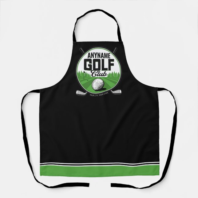 Personalized NAME Golfing Pro Golf Club Player  Apron (Front)