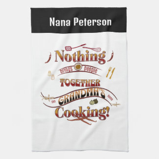 Personalized Name Grandma Kitchen Gift Kitchen Towel