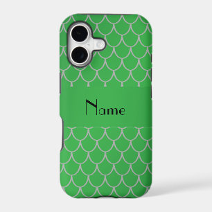 Personalized name green dragon scales