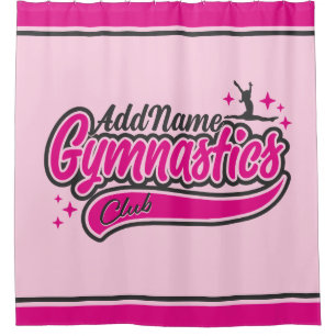 Personalized NAME Gymnast Split Leap Gymnastics