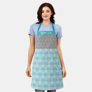 Personalized Name Hanukkah Menorah Star Holiday  Apron
