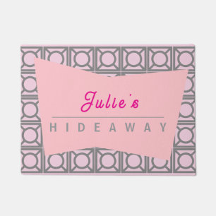 Personalized Name Hideaway MCM Door Mat
