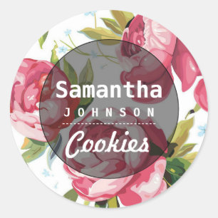 Personalized Name Homemade Cookies   Bakery Labels