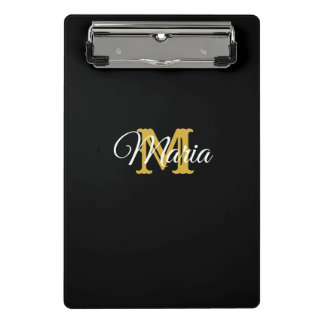 Personalized Name Initial Mini Clipboard