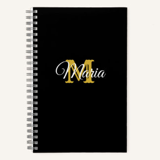 Personalized Name Initial Notebook