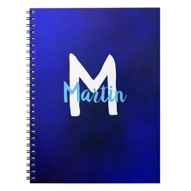 Personalized Name Initial Notebook (Front)
