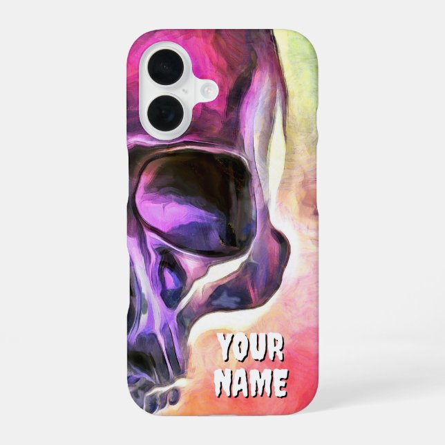 Personalized name. iPhone 16 case (Back)