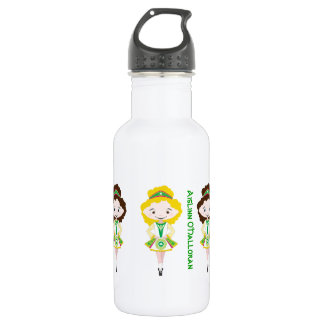 Personalized name irish dancer dancing troupe 532 ml water bottle