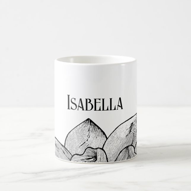 ​Personalized Name "Isabella" Magic Colour Mug (Center)