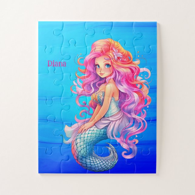 Personalized name jigsaw puzzle (Vertical)