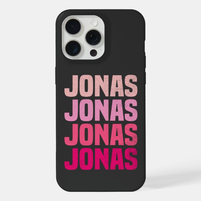 Personalized Name Jonas I Love Jonas iPhone Case (Back)