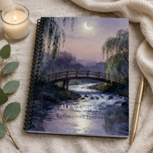 Personalized Name Journal Reflections Notebook