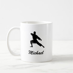 Personalized Name Karate / Taekwondo / judo Coffee Mug