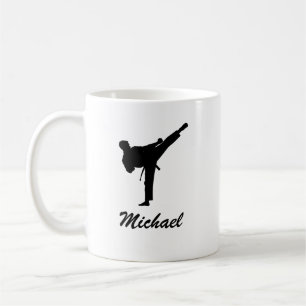 Personalized Name Karate / Taekwondo / judo Coffee Mug