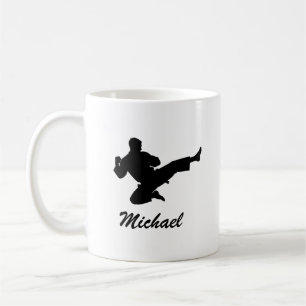 Personalized Name Karate / Taekwondo / judo Coffee Mug