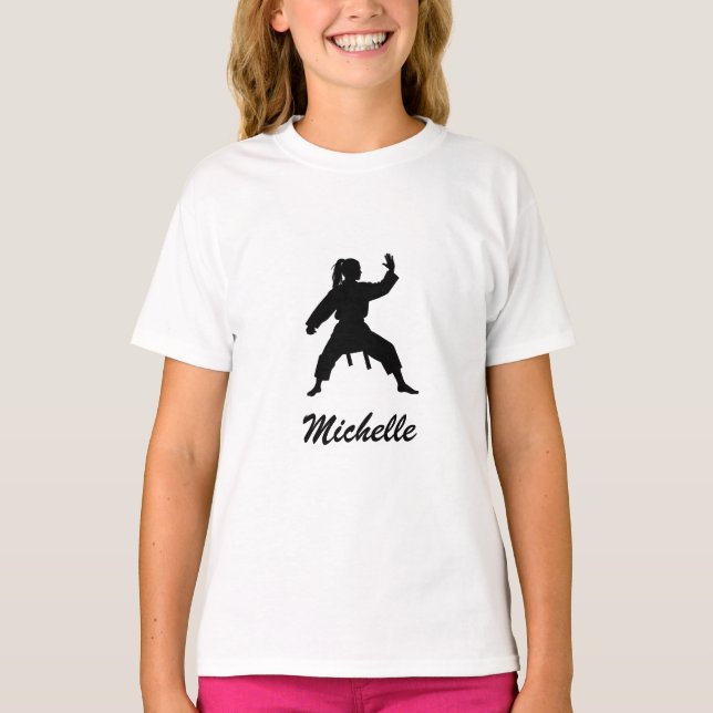 Personalized Name Karate / Taekwondo / judo        T-Shirt (Front)