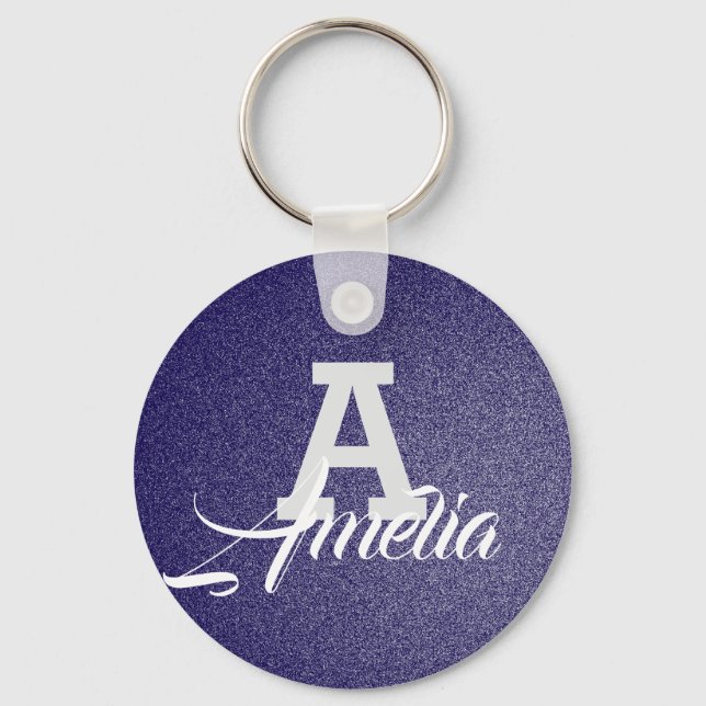 Personalized Name Key chain | Monogrammed Keychain (Front)