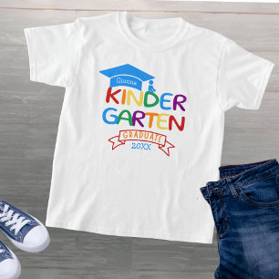 Personalized Name Kindergarten Graduation Child's T-Shirt