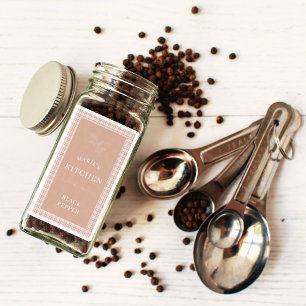 Personalized Name Kitchen Spice Jar Labels
