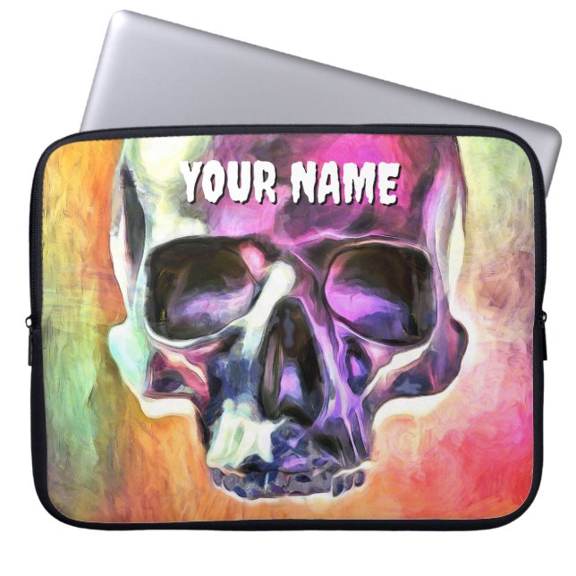Personalized name. laptop sleeve (Front)