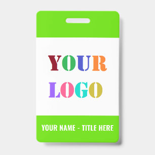 Personalized Name Logo or Photo Business Badges