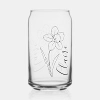 Personalized name March daffodil Birth Flower