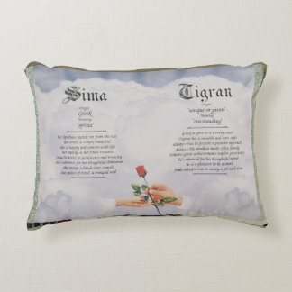 Personalized Name Meaning Pillow – Custom Name Art