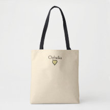 Personalized Name Minimal Heart Black & Cream