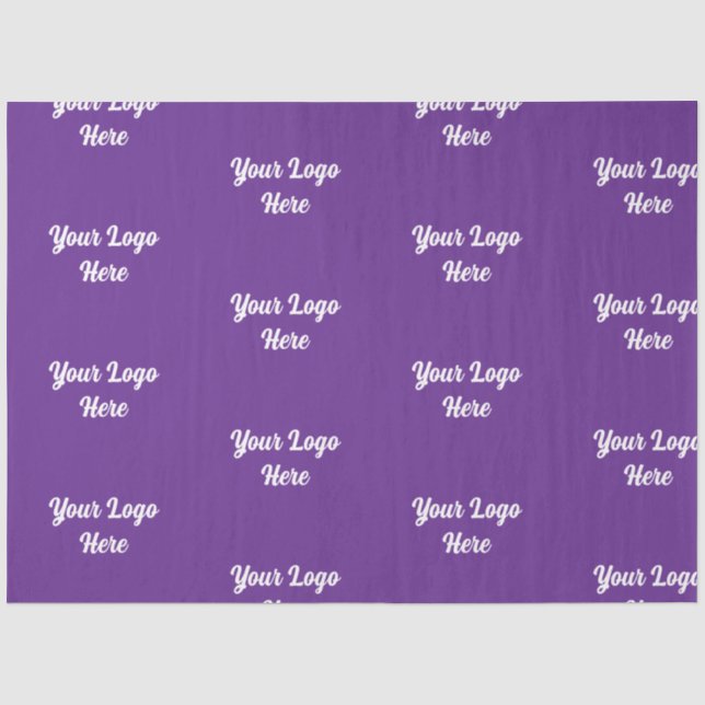 Personalized Name Minimal Monogram Business Tissue Paper (Front)