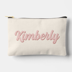 Personalized Name Modern and Elegant Accessory Pouch