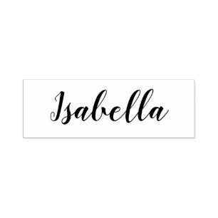 Personalized Name Modern Elegant Script Self-inking Stamp