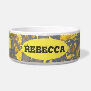 Personalized Name Modern Gold Terrazzo Pattern
