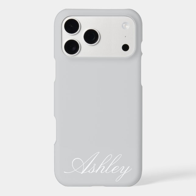 Personalized Name Modern Minimal Monogram Elegant  (Back)